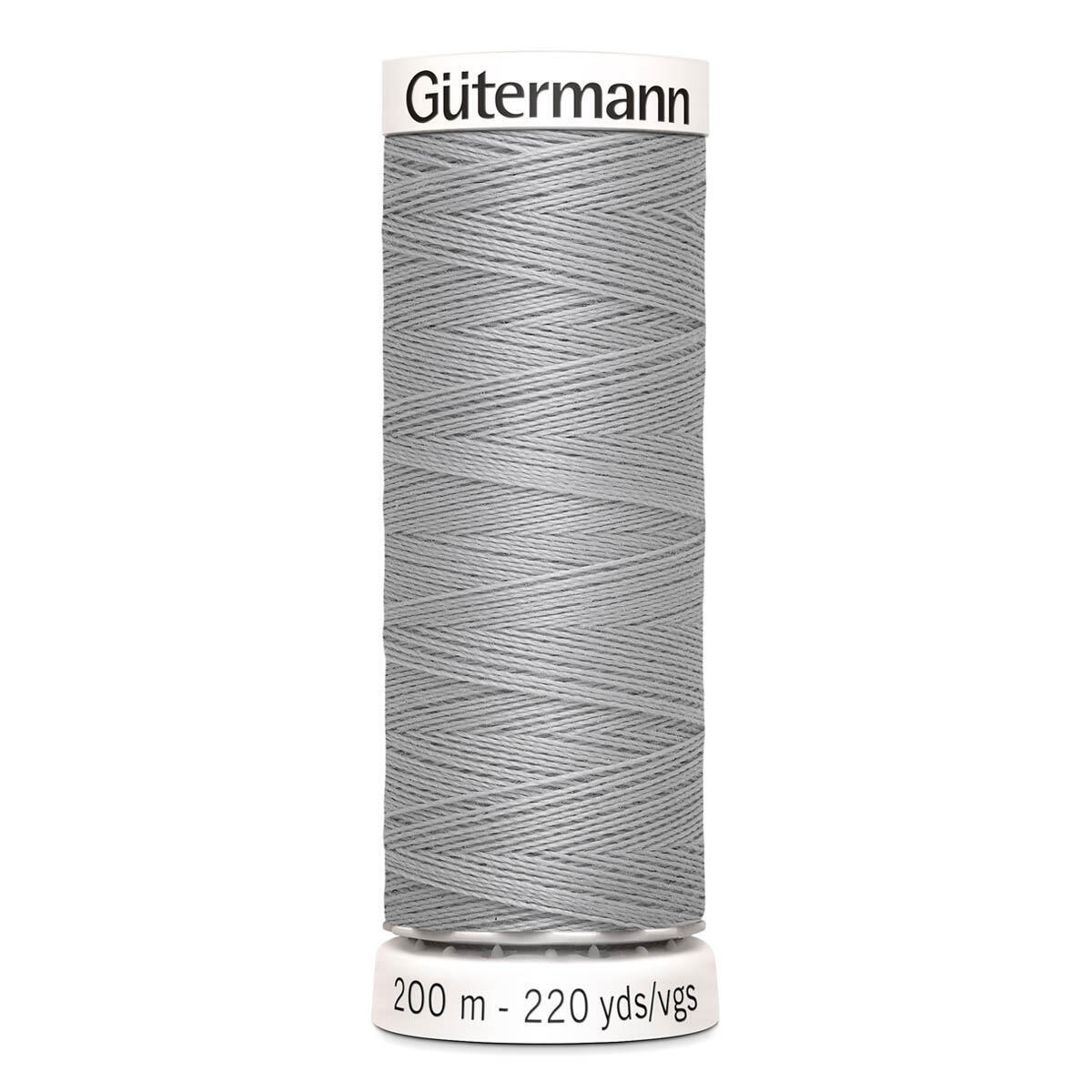 Нитки швейные Gutermann Sew-All 100/200 м (038 св.серый), арт.: 848277 — фурнитура для шитья в СПб | Ткани Италии