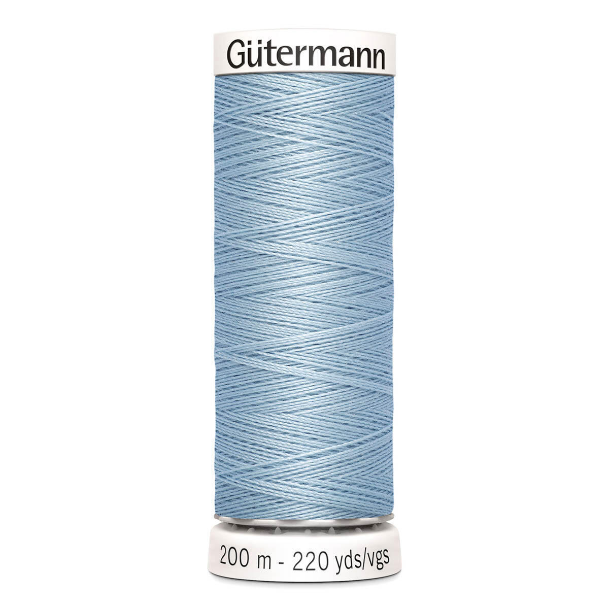 Нитки швейные Gutermann Sew-All 100/200 м (075 бледно-джинсовый), арт.: 848277 — фурнитура для шитья в СПб | Ткани Италии