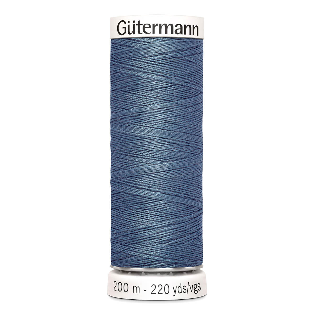 Нитки швейные Sew-All 100/200 м Gutermann (076 серо-зеленый джинсовый), арт.: 848277 — фурнитура для шитья в СПб | Ткани Италии