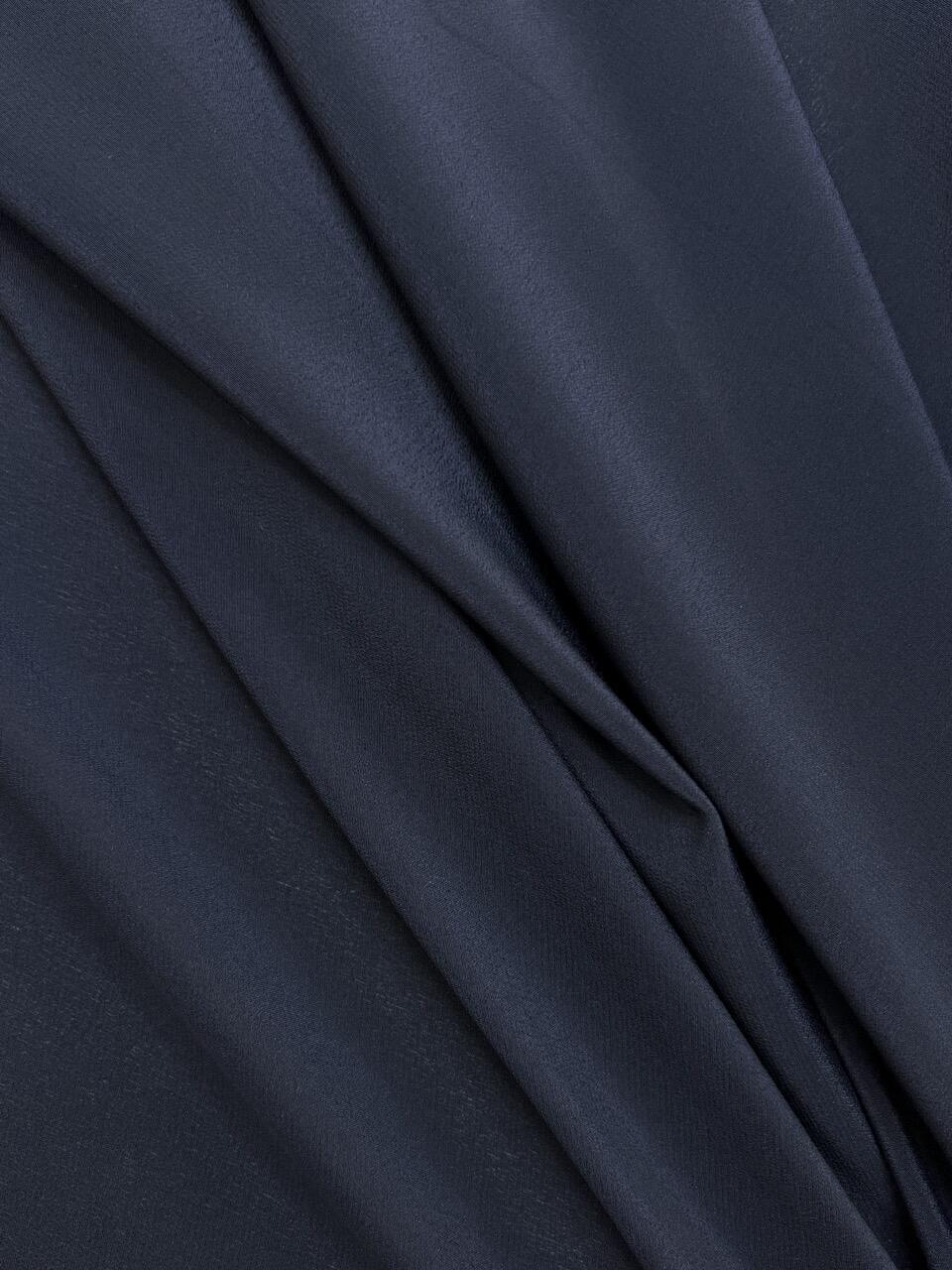 Крепдешин Max Mara серо-синий — ткань для платья купить, фото 3