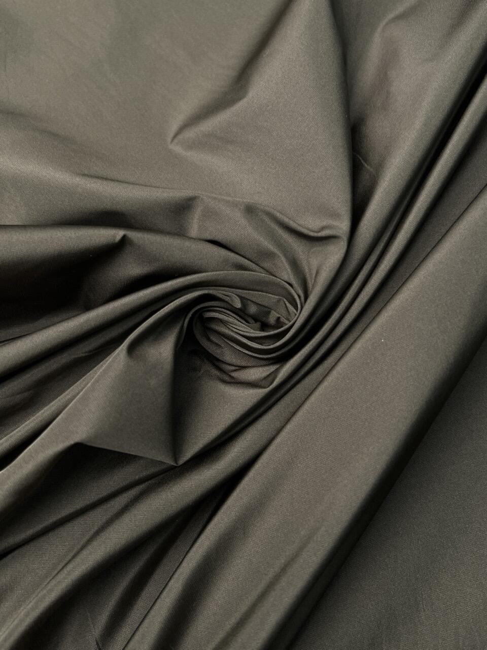Ткань плательная (тафта) Max Mara серо-зелёная арт. 240205 — ткань для платья купить, фото 3