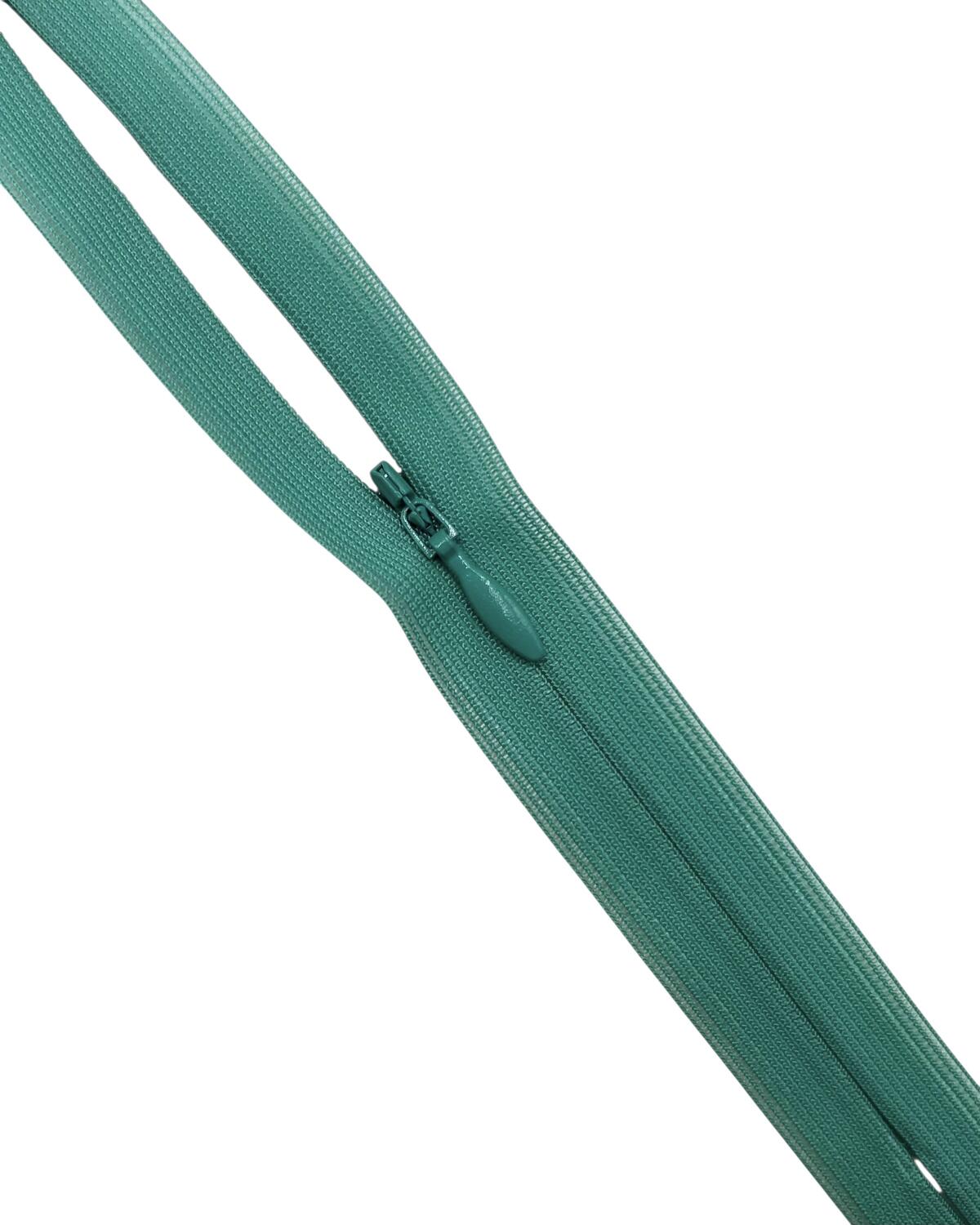 Молния YKK потайная, неразъёмная, Т3, 20 см, цвет: мятный, арт.: 7720РУ — фурнитура для шитья в СПб | Ткани Италии