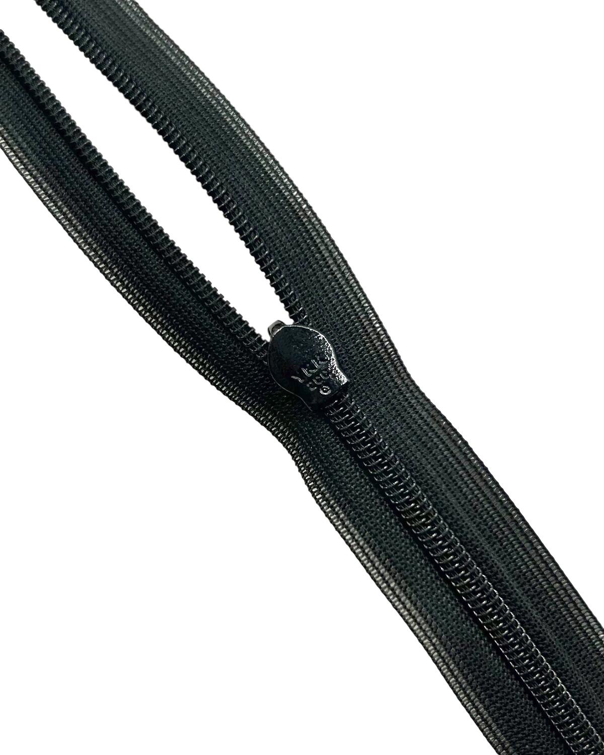 Молния YKK потайная, неразъёмная, Т3, 20 см, цвет: чёрный — фурнитура для шитья в СПб, фото 3
