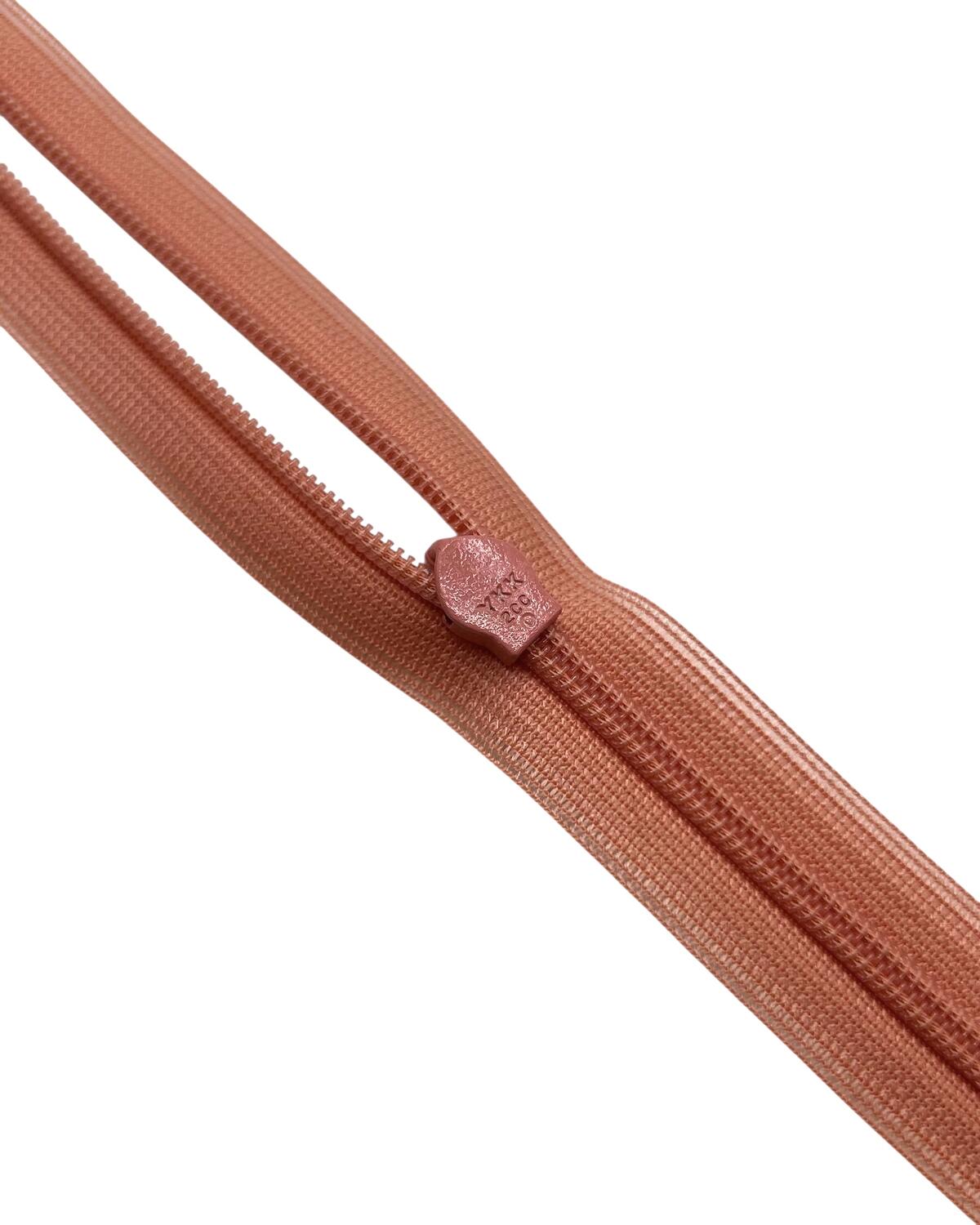 Молния YKK потайная, неразъёмная, Т3, 20 см, цвет: коралловый — фурнитура для шитья в СПб, фото 3